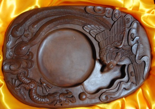 感受黄河澄泥砚