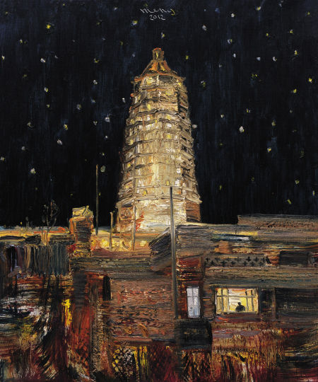 孟新宇杨海峰油画作品展在京开幕