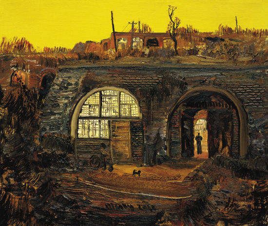 孟新宇杨海峰油画作品展在京开幕