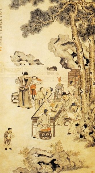 清末扬州画家汪圻:创《红楼梦》彩色情节画