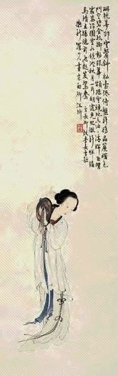 清末扬州画家汪圻:创《红楼梦》彩色情节画