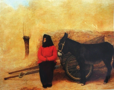 温暖的乡情记忆的风景——当代著名画家丁昆作品欣赏