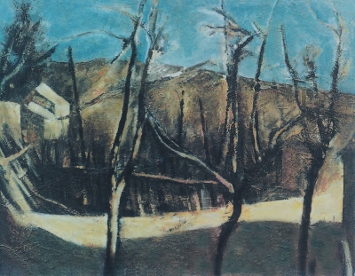 温暖的乡情记忆的风景——当代著名画家丁昆作品欣赏