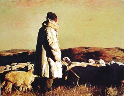 温暖的乡情记忆的风景——当代著名画家丁昆作品欣赏