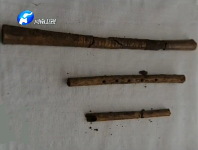 河南贾湖遗址再次发现8000年前的骨笛